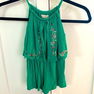 Tucker and Tate dark teal romper size 3